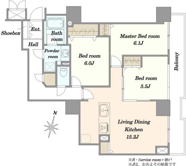 中古マンション 埼玉県さいたま市中央区上落合２丁目 JR埼京線北与野駅 6,380万円