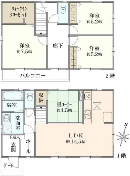 中古戸建 千葉県市川市大野町２丁目 JR武蔵野線市川大野駅 4,280万円