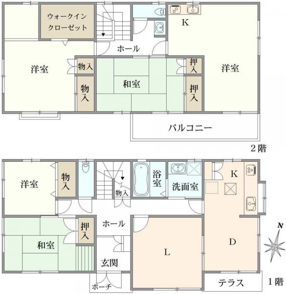中古戸建 千葉県松戸市平賀 千代田常磐線北小金駅 2,380万円
