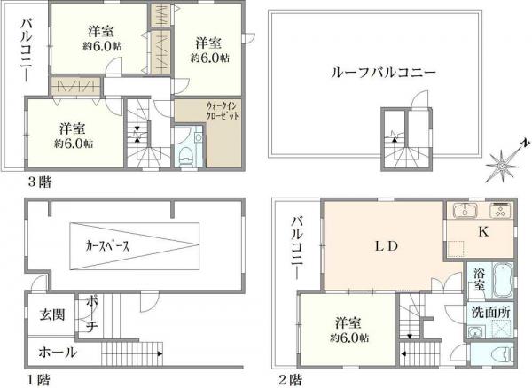 中古戸建 東京都江戸川区松江７丁目 都営新宿線一之江駅 6,180万円