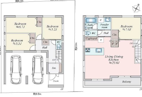 新築戸建 神戸市北区鈴蘭台南町３丁目 神戸電鉄粟生線鈴蘭台西口駅 3,880万円
