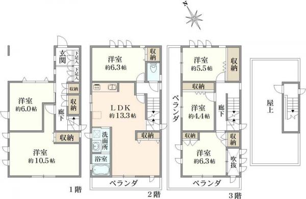 中古戸建 千葉県浦安市富士見５丁目 JR京葉線舞浜駅 9,380万円