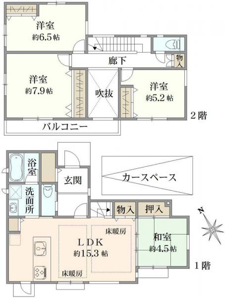 中古戸建 千葉県市川市東菅野３丁目 JR中央・総武線本八幡駅 5,750万円