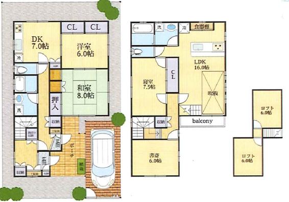 中古戸建 神戸市長田区滝谷町２丁目 神戸電鉄有馬線丸山駅 2,250万円