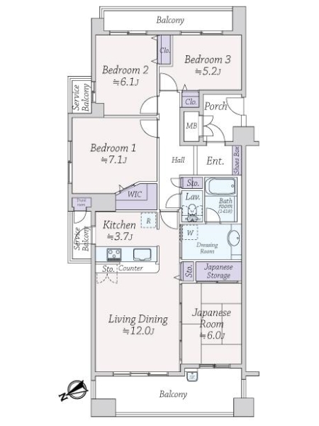 中古マンション 兵庫県西宮市学文殿町２丁目 阪神本線鳴尾駅 5,580万円
