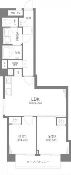 中古マンション 中野区弥生町１丁目 都営大江戸線西新宿五丁目駅 4,899万円