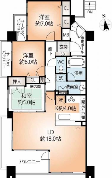 中古マンション 神戸市垂水区霞ケ丘７丁目 山陽電鉄本線霞ヶ丘駅 3,180万円