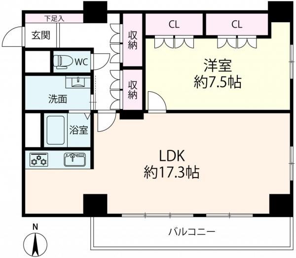 中古マンション 大阪市中央区内本町2丁目1-8 大阪メトロ谷町線谷町四丁目駅 3,380万円