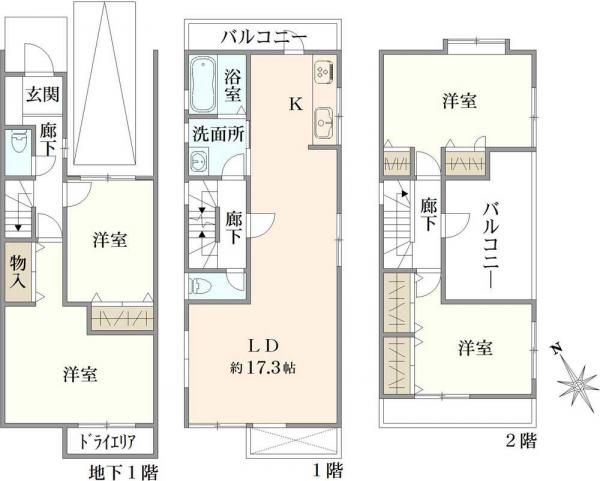 中古戸建 東京都世田谷区代田３丁目 小田急線世田谷代田駅 1億3,800万円