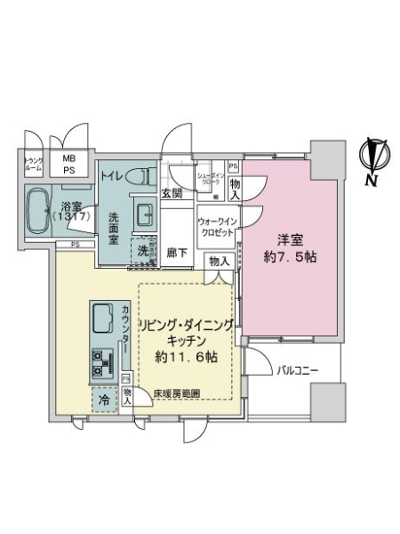 中古マンション 兵庫県神戸市中央区東川崎町１丁目 JR東海道本線（米原〜神戸）神戸駅 4,280万円