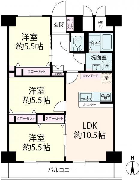 中古マンション 大阪市淀川区新北野１丁目 阪急神戸線十三駅 2,980万円