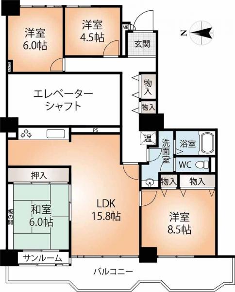 中古マンション 神戸市中央区港島中町６丁目 神戸新交通ポートアイランド線みなとじま駅 2,280万円