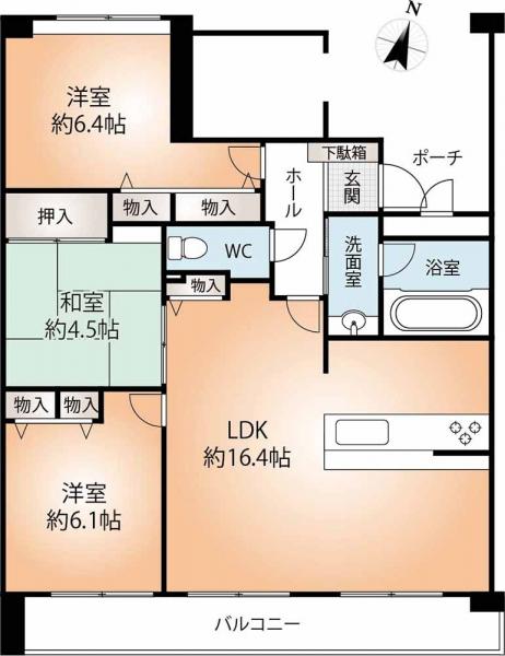中古マンション 神戸市中央区再度筋町 神戸市営地下鉄西神山手線県庁前駅 2,280万円