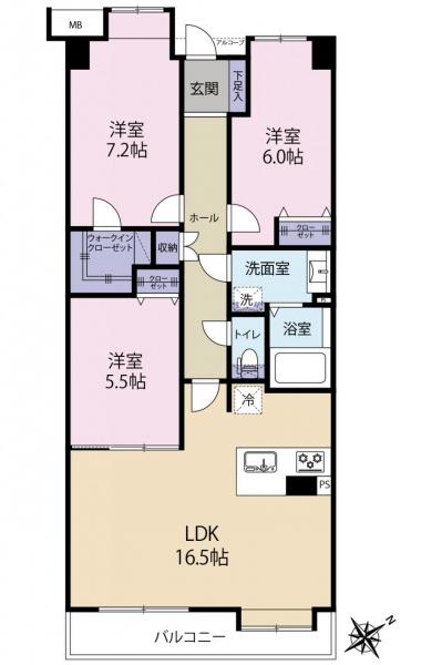 中古マンション さいたま市桜区西堀４丁目 JR武蔵野線西浦和駅 3,690万円