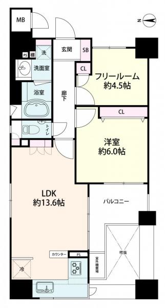 中古マンション 大阪府大阪市中央区農人橋２丁目４－１３ 大阪メトロ堺筋線堺筋本町駅 4,150万円