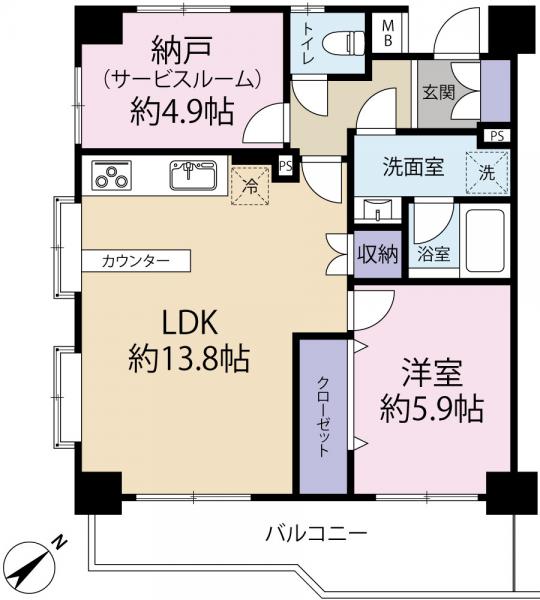 中古マンション 台東区今戸２丁目 東武伊勢崎線浅草駅 5,980万円