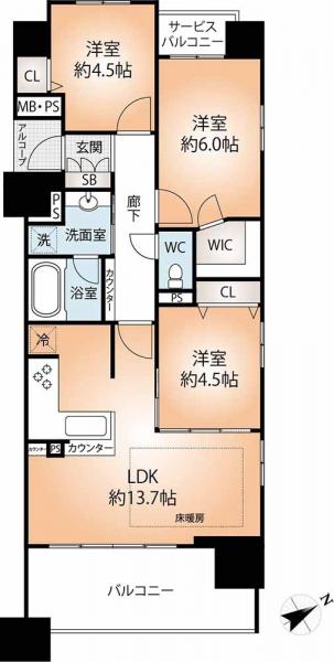 中古マンション 神戸市兵庫区湊町１丁目 神戸高速東西線新開地駅 3,780万円