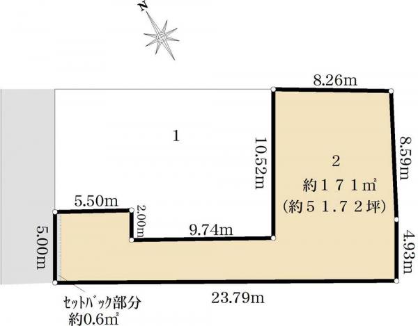 土地 東京都武蔵野市吉祥寺本町３丁目 JR中央本線吉祥寺駅 1億9,480万円