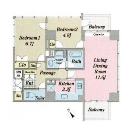 中古マンション 杉並区成田東５丁目 JR中央線阿佐ヶ谷駅 7,480万円