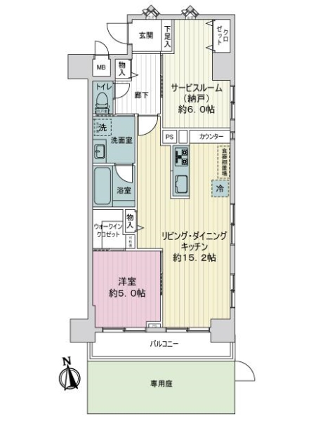 中古マンション 東京都調布市布田３丁目 京王競馬場線調布駅 5,498万円