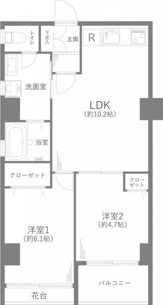 中古マンション 新宿区高田馬場２丁目 JR山手線高田馬場駅 4,990万円