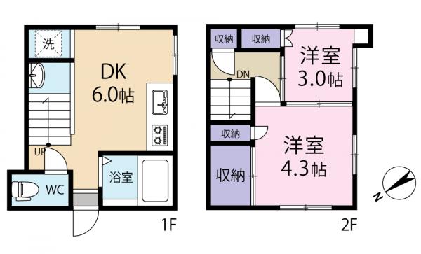 中古戸建 新宿区新宿7丁目 都営大江戸線若松河田駅 2,980万円