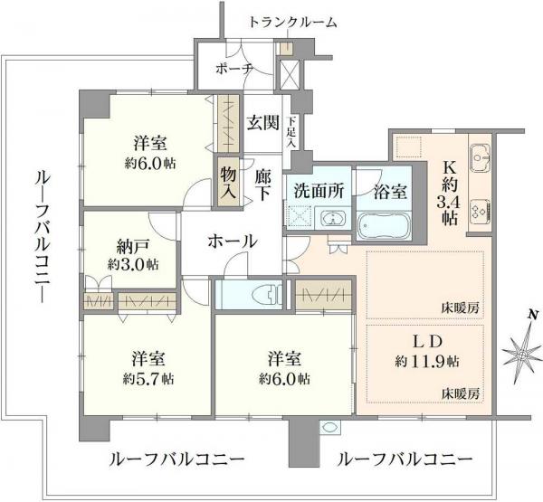中古マンション 埼玉県さいたま市南区文蔵４丁目 JR京浜東北線南浦和駅 4,490万円