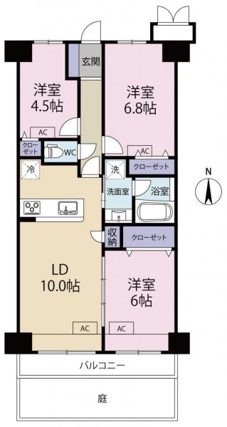 中古マンション 川口市北原台２丁目 JR武蔵野線東川口駅 2,280万円