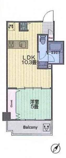 中古マンション 渋谷区初台２丁目 京王線初台駅 5,180万円