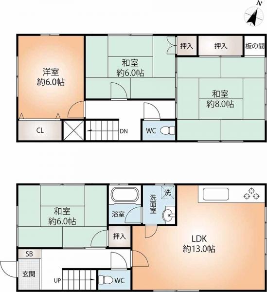 中古戸建 神戸市北区有野町唐櫃 神戸電鉄有馬線大池駅 1,090万円