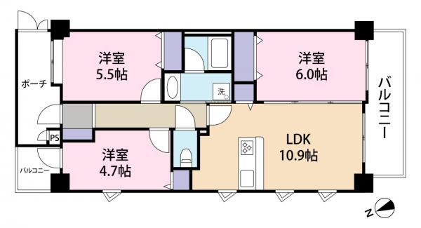 中古マンション 板橋区成増３丁目 東武東上線成増駅 5,980万円