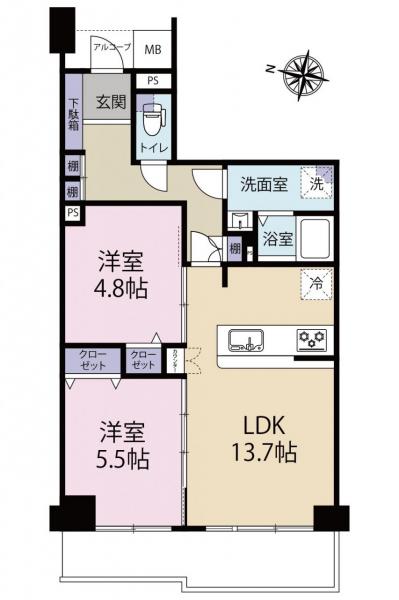 中古マンション さいたま市中央区上落合8丁目 JR京浜東北線大宮駅 2,990万円