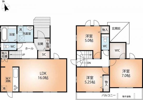 新築戸建 神戸市北区南五葉３丁目 神戸電鉄粟生線西鈴蘭台駅 3,690万円