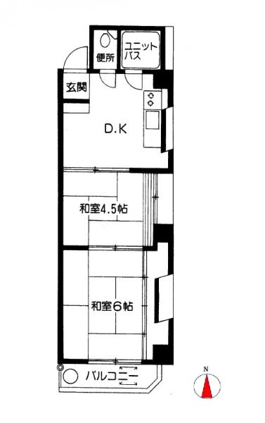 中古マンション 品川区中延６丁目 都営浅草線中延駅 1,700万円