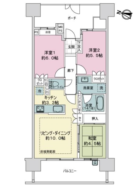 中古マンション 埼玉県さいたま市大宮区下町３丁目 JR京浜東北線大宮駅 8,980万円