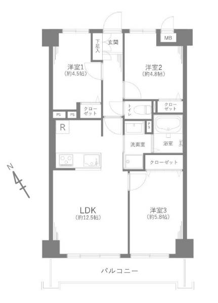 中古マンション 春日部市中央５丁目 東武伊勢崎線春日部駅 2,499万円