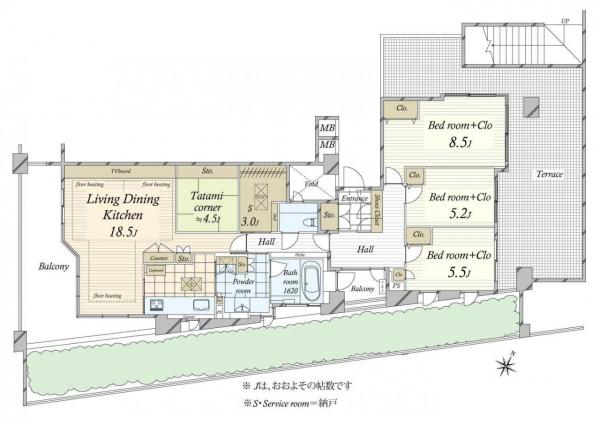中古マンション 東京都世田谷区上野毛２丁目 東急大井町線二子玉川駅 1億7,980万円