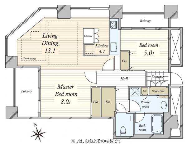 中古マンション 東京都港区港南４丁目 JR山手線品川駅 1億4,800万円