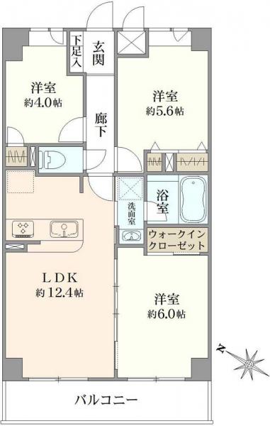 中古マンション 千葉県市川市市川３丁目 京成本線国府台駅 4,580万円