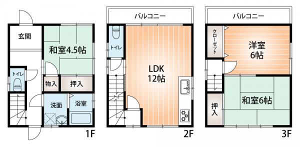 中古戸建 神戸市東灘区本庄町１丁目 阪神本線深江駅 2,300万円