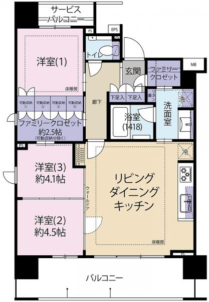 中古マンション 江戸川区西葛西６丁目 東西線西葛西駅 1億400万円