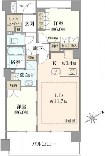 中古マンション 東京都府中市府中町３丁目 京王競馬場線府中駅 7,180万円