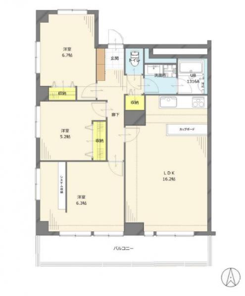 中古マンション 江東区大島７丁目 都営新宿線東大島駅 4,580万円