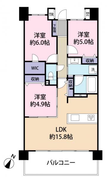 中古マンション 川口市大字小谷場 JR京浜東北線南浦和駅 5,480万円