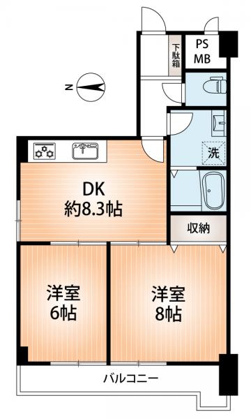 中古マンション 神戸市東灘区魚崎北町４丁目 阪神本線魚崎駅 1,780万円