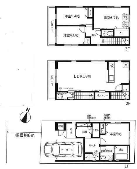 新築戸建 神戸市灘区神ノ木通３丁目 阪神本線大石駅 6,180万円