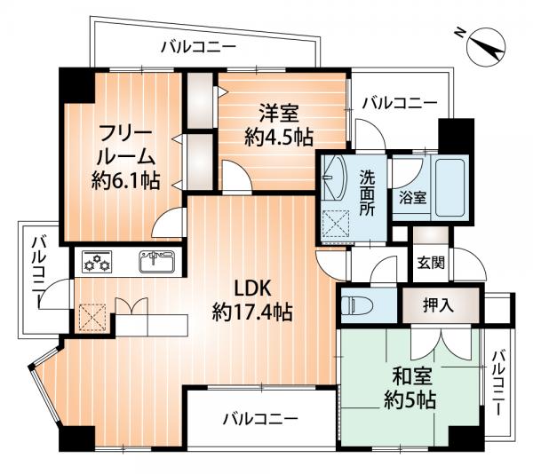 中古マンション 神戸市東灘区深江本町３丁目 阪神本線深江駅 3,480万円