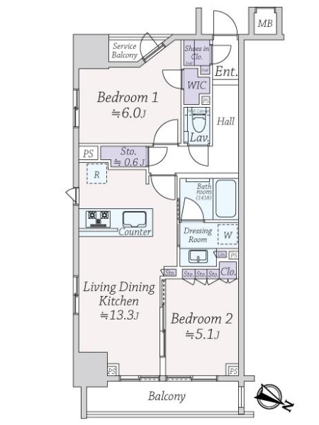中古マンション 東京都目黒区下目黒２丁目 JR山手線目黒駅 1億3,490万円