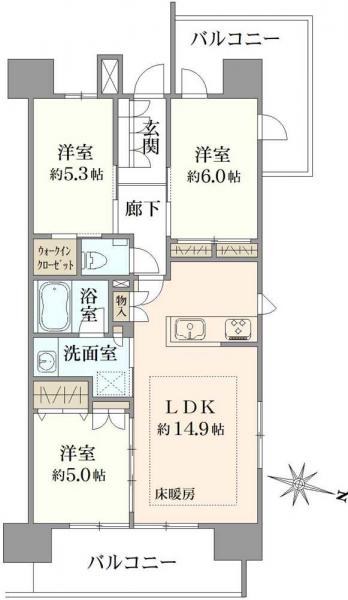 中古マンション 東京都江戸川区南小岩８丁目 JR中央・総武線小岩駅 9,980万円