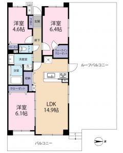中古マンション さいたま市大宮区大成町３丁目396-2 埼玉新都市交通伊奈線鉄道博物館駅 45900000
